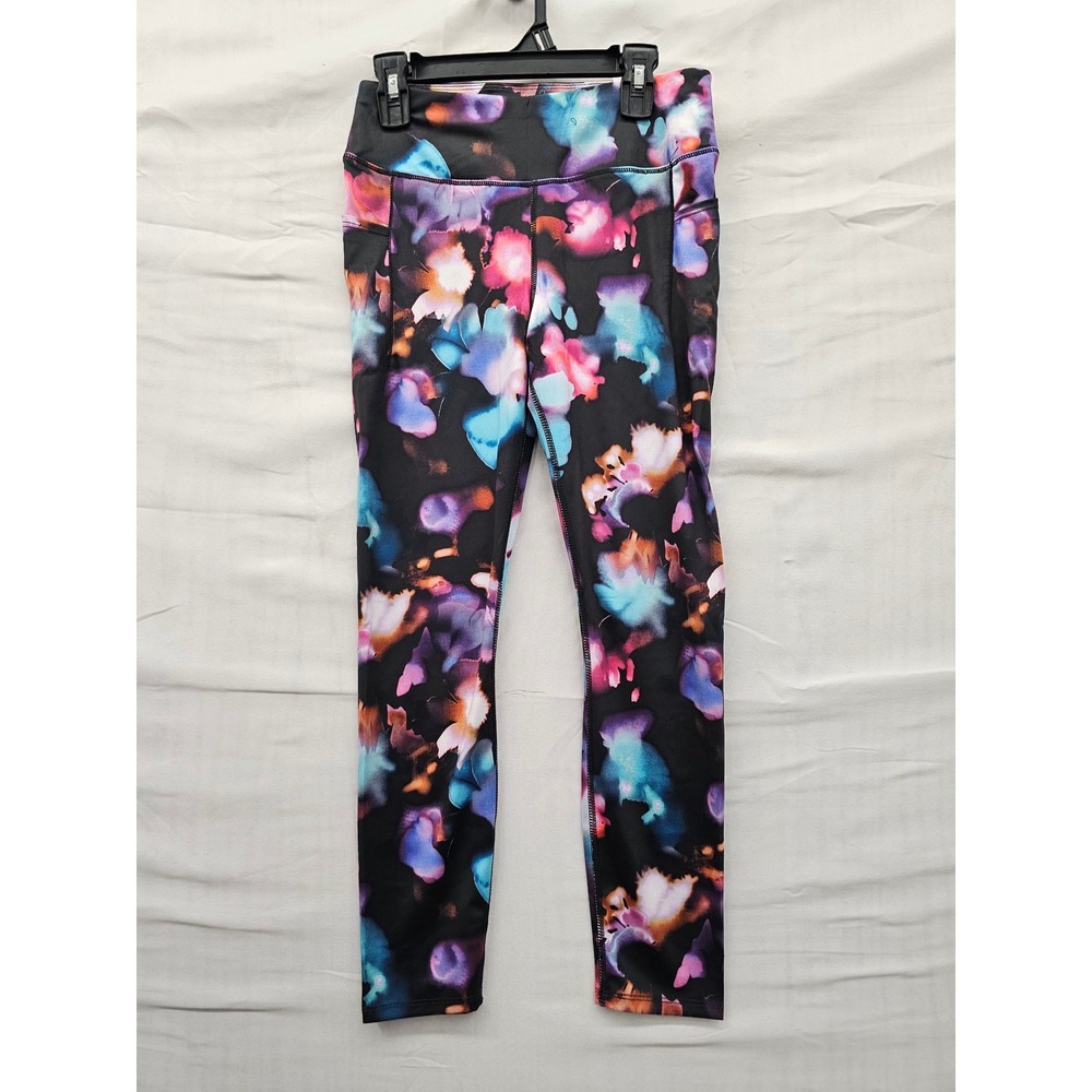 Member's‎ Mark Girls Active Leggings Purple Polyester Blend Athletic Size Large